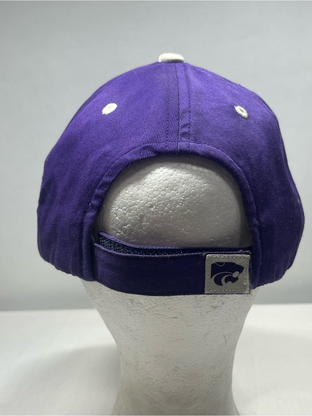 Captivating Headwear Kansas State Wildcats Purple Cap Hat w/Adjustable Strap - Picture 4 of 9